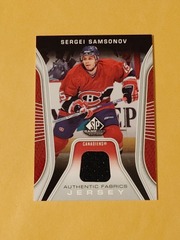 2006-07 SP Game Used Edition Authentic Fabrics Jersey Sergei Samsonov #AF-SS